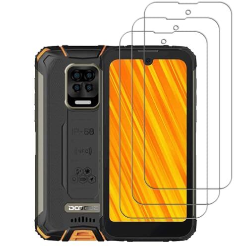 Vuciya 3 pezziVetro Temperato Pellicola Protettiva per DOOGEE S59/DOOGEE S59 ...