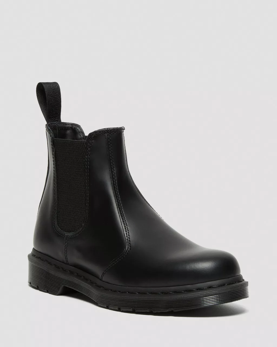 【美品】Dr.Martens 2976 MONO UK9 Dr. Martens 2976 Mono Smooth Leather Black Chelsea Boots UK