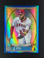 Jo Adell 2021 Topps Gypsy Queen Chrome Blue Refractor 55/99 RC ROOKIE 261 ANGELS