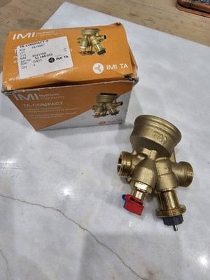 IMI Hydronic TA-COMPACT-P Pressure Independent Balancing and Control Valve DN15