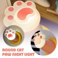 Cat Paw LED Lamp   Dimmable Nightstand Light, Rechargeable, Bedroom Desk Decor