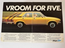 Original 1979 Austin Allegro Magazine Advert Man Cave Wall Art Frame Ready Retro