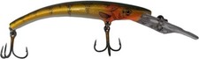REEF RUNNER DEEP RIPPER 600 GREEN PERCH (4-9/16"(1/4oz) 21ft Max Dive Depth)