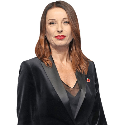 Keren Woodward (Anzug) Half Body Buddy Cutout