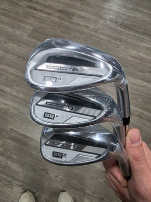 Cobra SB X 50* 54* 58* Wedge Set 3 KBS Max Steel Shaft Stiff | eBay