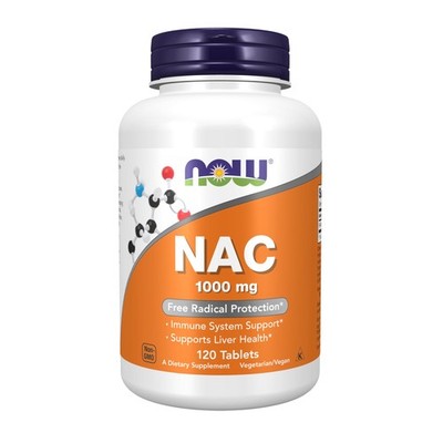 NOW Foods Supplements, NAC (N-Acetyl-Cysteine) 1,000 mg, Free Radical Protect...