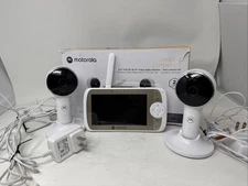 Motorola VM65-2 CONNECT 5.0 WiFi HD Video Baby Monitor w/ 2 Cameras & PTZ