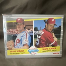 Fleer 1989 Scott Service Shane Turner Phillies #653 Baseball MLB Card