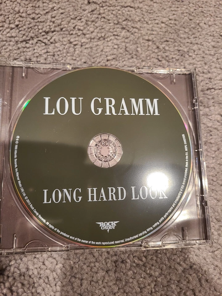 Lou Gramm Long Hard Look CD new Rock Candy Records Reissue Foreigner Rare CD Foto 4 de 4