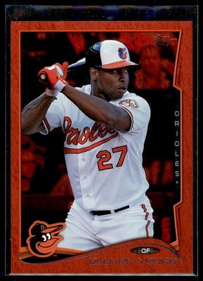 2014 Topps Update Red Foil Delmon Young #US-160 Baltimore Orioles