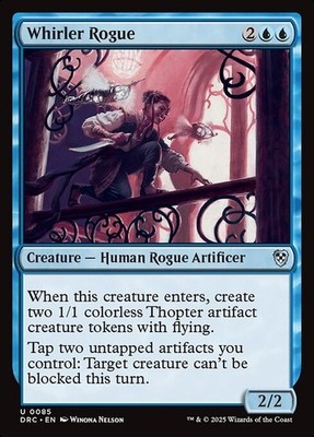 *MtG: 4x Whirler Rogue - Commander Aetherdrift UC - magicman-europe*