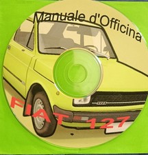 Manuale officina Fiat 127 prima serie.  In italiano. Su chiavetta USB.
