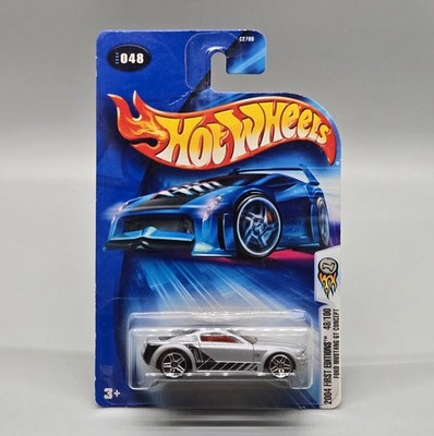 Ford Mustand GT Concept 48/100 First Editions Silver 2004 Hot Wheels