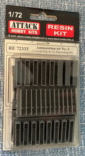 72333 ATTACK HOBBY KITS 1/72 SCALE RESIN Ammunition Set No.:3-