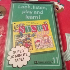 Little Story Teller Audio Cassette Tape  No. 11 Spot meets tumbledownies Vintage