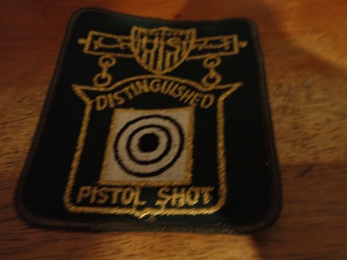 US DISTINGUISHED PISTOL SHOT TARGET HUNTING POLICE NRA FIREARMS BX A #5