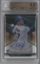 2015 Topps Strata Auto Green 56/75 Kris Bryant #SA-KB BGS 9.5 GEM MINT Auto 3y8