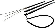 Cressi Aluminum Pole Spear 3-Piece, 6.5ft - Travel, Lionfish Cluster Tip