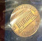1972 - D Lincoln Penny "LI" in Liberty  Error Weak Strike from mint set cello — photo 3