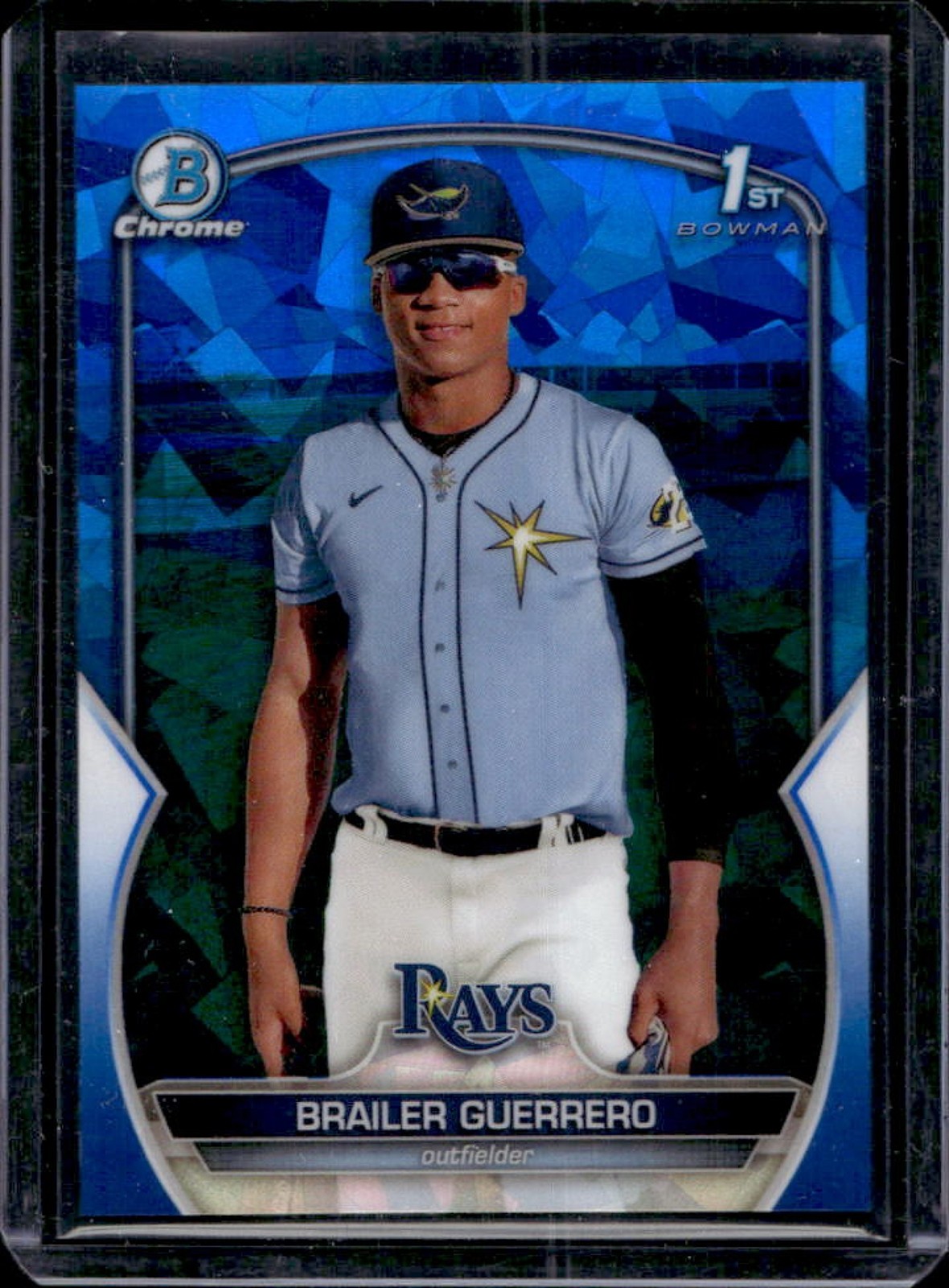 2023 Bowman Chrome Sapphire Brailer Guerrero 1st #BCP-240 Rays
