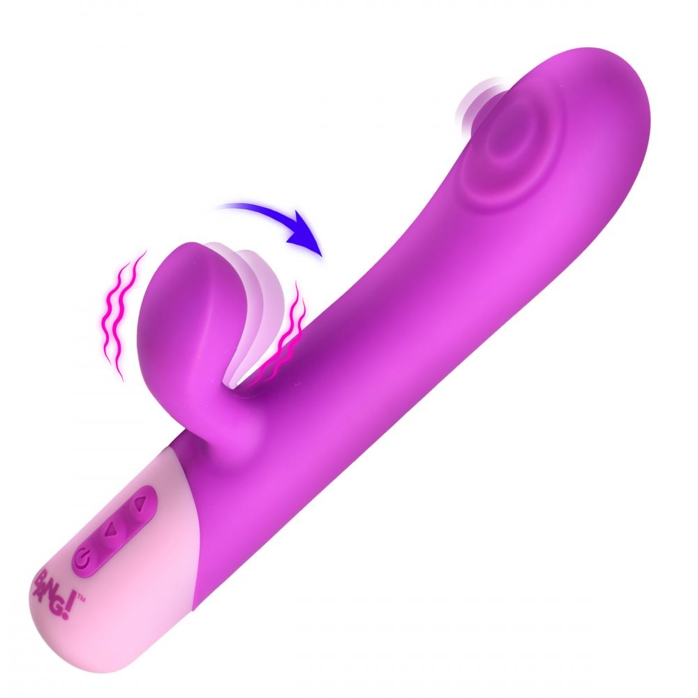 Bang!: Clit Tapping Pulsing Rabbit - Purple ---FREE SHIPPING!!!