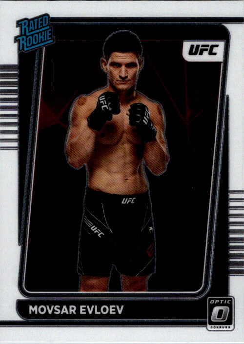 MOVSAR EVLOEV Rated Rookie RC 2022 Panini Donruss Optic UFC #112 Base
