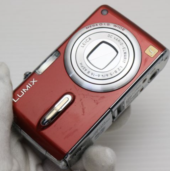 Panasonic Lumix DMC-FX07 Red 7.2 MP Compact Digital Camera From
