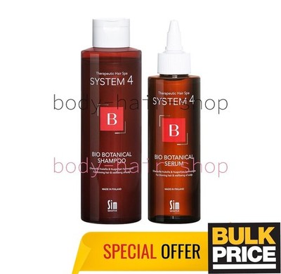 Bio Botanical Serum + Shampoo Haarausfall Unterstützung Ausdünnendes Haar...