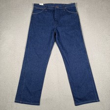 Vintage Wrangler Jeans Mens 36x30 Blue 13MWZ Cowboy Cut Denim Casual Preppy NWT