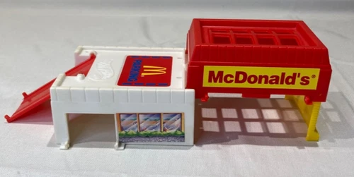 Vintage 1995 Mattel Hot Wheels Sto Go McDonald's Toy INCOMPLETE