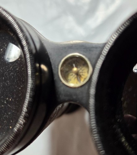 WW1 German Field Binoculars Grunwald Modell Sonne Frankfurt w case - Picture 6 of 12