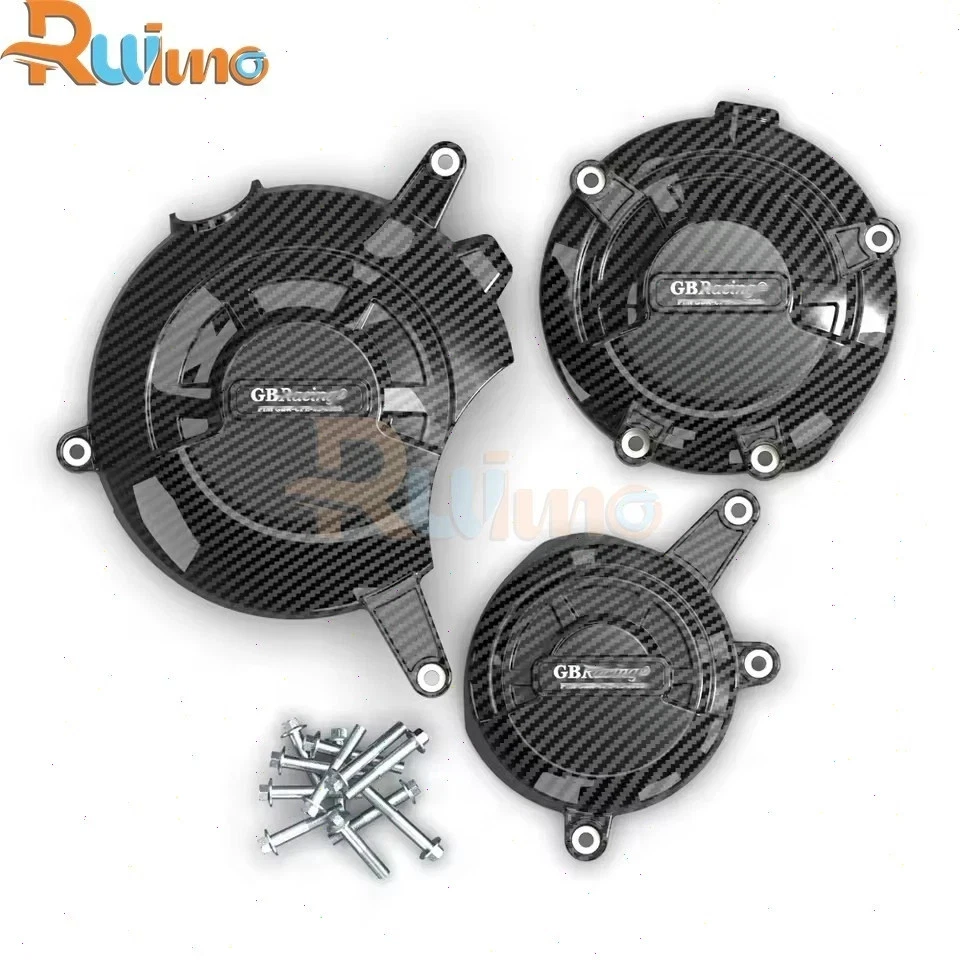 Funda protectora motor moto para HONDA CB1000R 2011-2017 fibra carbono Foto 2 de 4