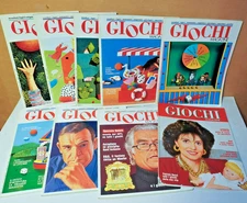 GIOCHI Magazine - 9 numeri rivista su giochi tavolo e carte uscita 1987/1988