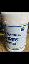 Hand Sanitizer Wipes 75 Alcohol Fragrance Free 160 Wipes White/Blue
