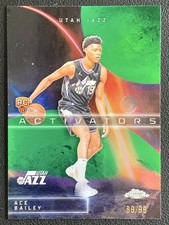 Ace Bailey 2025-26 Topps Chrome Activators Green Refractor RC /99 #AC-15