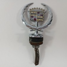 1985-1993 Cadillac Deville Fleetwood Hood Ornament Chrome Gm 1985-1993 Cadillac Deville Fleetwood Hood Ornament Chrome Gm