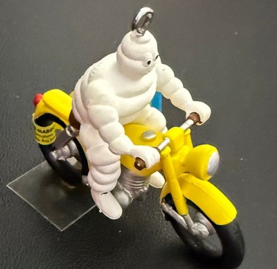 Vintage Plastoy Michelin Figure 2006 Bike Motorcycle Mascot Collectible Figure 7cm