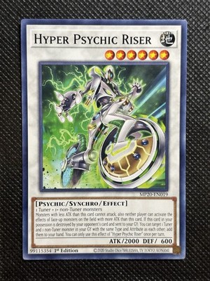 YuGiOh! - Hyper Psychic Riser MP20-EN019 Common 1st Edition Near Mint