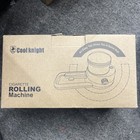 COOL KNIGHT Electric Cigarette Rolling Machine, Portable Tobacco Dark Grey