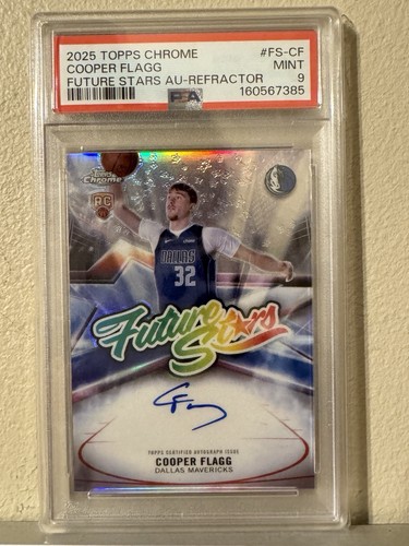 Cooper Flagg [Refractor] #FS-CF 2025 Topps Chrome Future Stars Autograph card