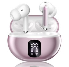 Sealed True Wireless Stereo Earbuds S66 Bluetooth 5.4 Waterproof Rose Color