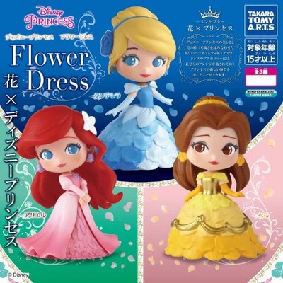 Disney Princess Flower Dress Takara Tomy 3-Inch Mini-Figure | eBay