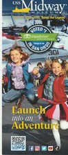 USS Midway Museum, San Diego,, CA., Travel Brochure/Guide