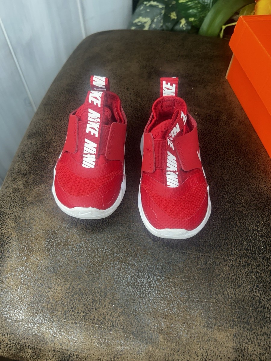 601 Nike Girls Flex Runner Nike Flex Runner (TD) Red White Slip-On