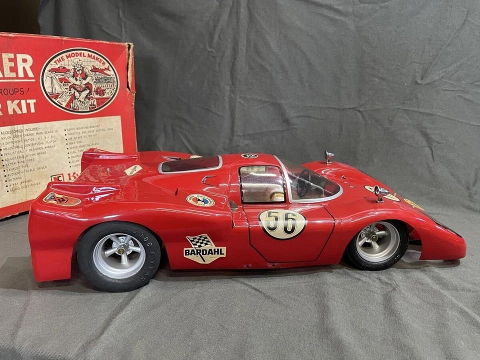 Kyosho Dash 1 Vintage 1/8 Engine RC Car Rare Unused OS Ferrari Racing Model - Image 4 of 4