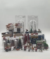 Lemax Christmas Village Figurines And Accessories Lot Some New Some Used