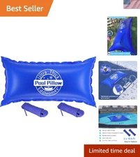 4x8FT Pool Pillow for Above Ground Pools, 0.5mm Extra Thick & Strong Cold-Res...