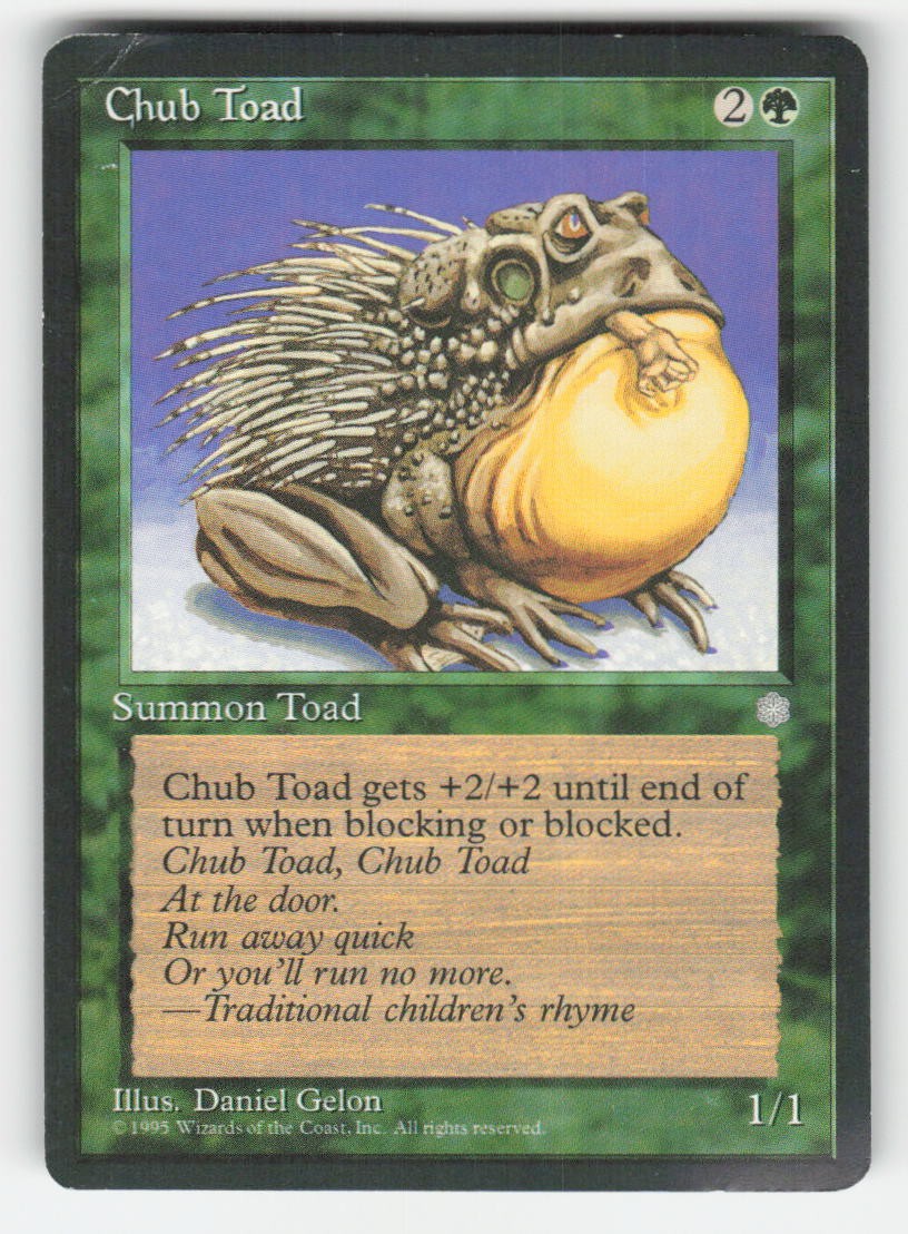 1995 Chub Toad Ice Age MTG