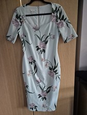Worn Once £179 Ted Baker 2 RARE UK 10 12 Mint Floral Sweetheart Dress Wedding?