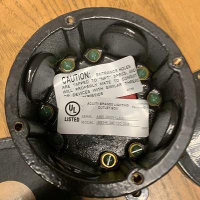HYDREL JUNCTION BOX (WATER-TIGHT APPLICATION) Model Number JBB34E 34F 12G DDB